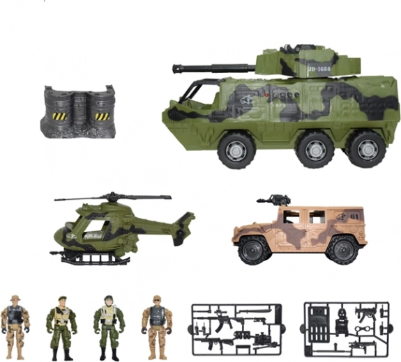 Kompletny park pojazdów do różnych misji