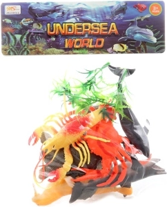 Zestaw morskich zwierzątek w woreczku