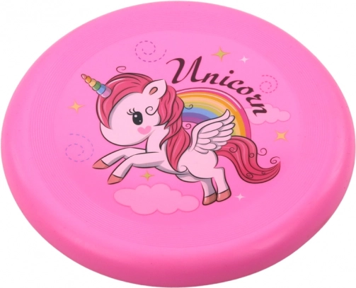 Latający dysk Frisbee Jednorożec różowy