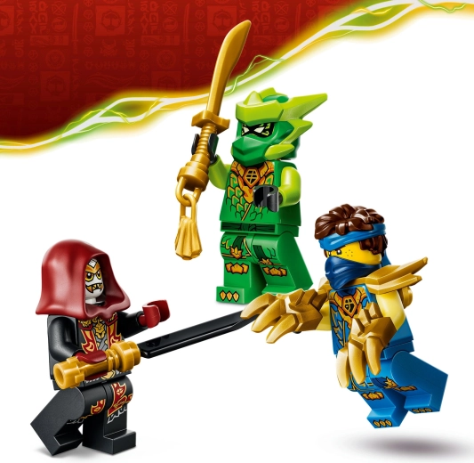 Trzy minifigurki NINJAGO