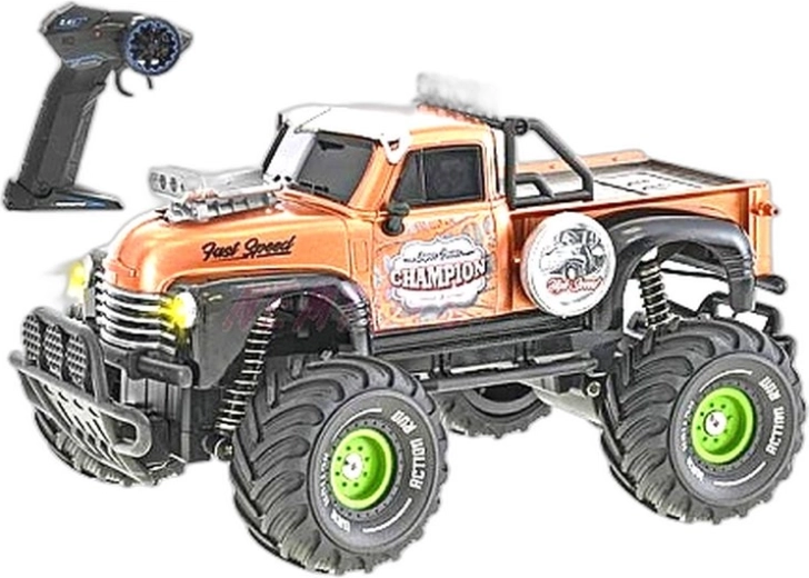 Terenowe auto RC na pilot 1:18 ze światłem – 1 sztuka