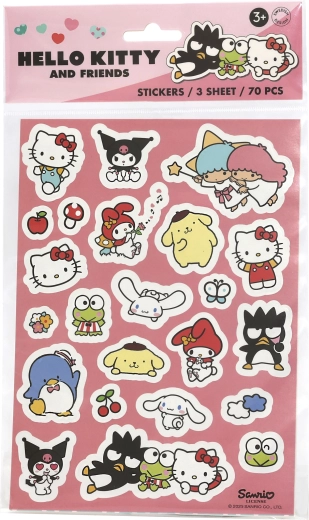 Zestaw naklejek Hello Kitty 70 szt.