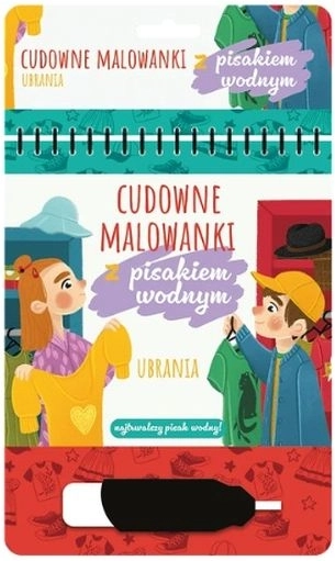 Cudowne kolorowanki z wodnym pisakiem – ubrania