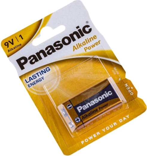 Bateria alkaliczna Panasonic 9V (6LR61) – 1 sztuka