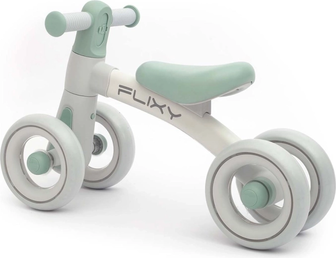 Ciche koła EVA i wygodne siodełko