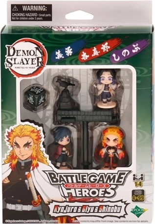 Sylvanian Families Demon Slayer kolekcjonerski zestaw figurek Kyojuro, Giyu i Shinobu