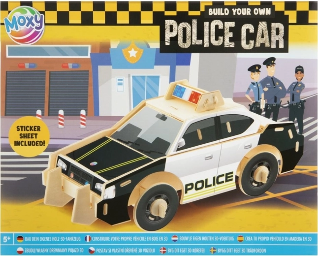 MOXY 3D puzzle Policyjny samochód