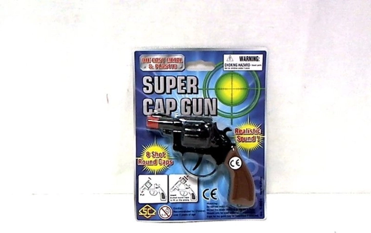 Metalowy pistolet na kapiszony dla dzieci