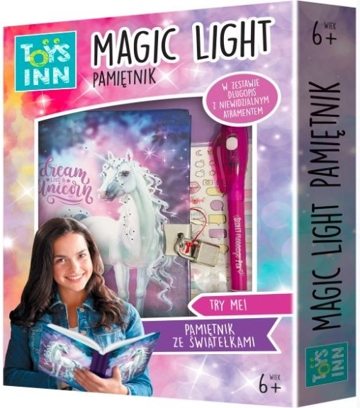 Magiczne światło Jednorożec Dziennik