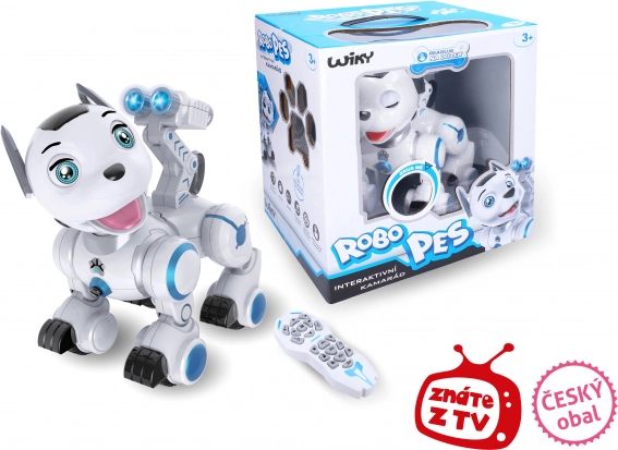 Robotyczny pies RC z efektami świetlnymi i dźwiękowymi