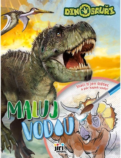 Maluj wodą A4 Dinozaury