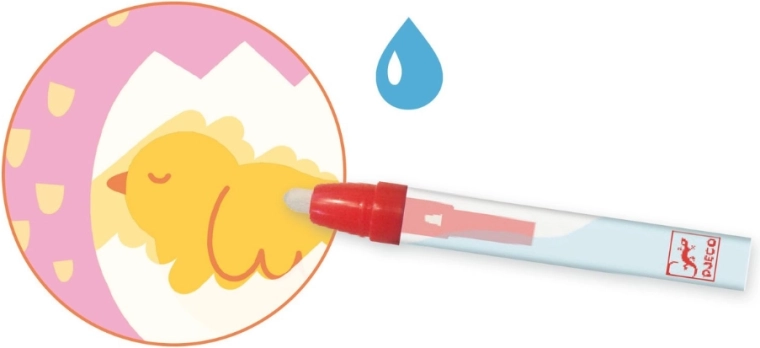 Magia kolorów na wodny dotyk