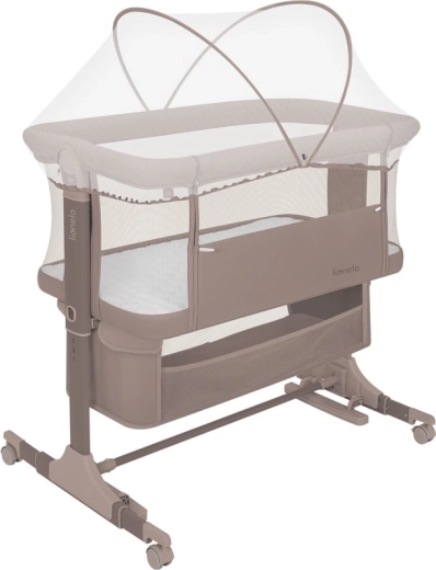 Lionelo łóżeczko dostawne Jodie 3 w 1 beige taupe