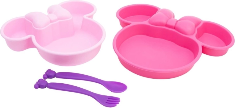 Dziecięcy zestaw do jedzenia 4w1 Disney Minnie Mouse Stor
