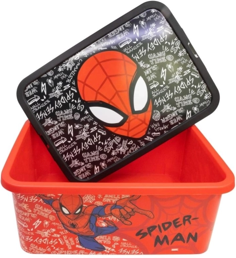 Motyw Spider-Man i praktyczna pojemność 13 litrów