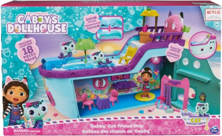 Zestaw figurek Gabi’s Dollhouse Syrenki z łodzi wycieczkowej