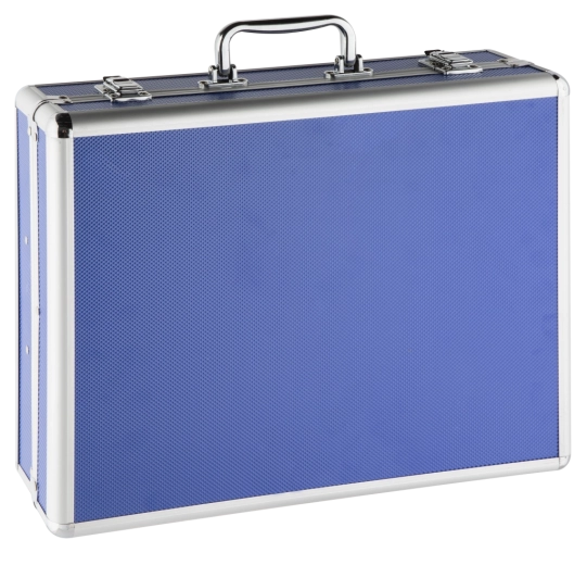 Wytrzymała metalowa walizka w podróż i do domu