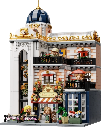 Trzypiętrowa architektura z kopułą