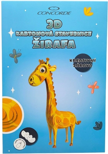 3D kartonowa makieta żyrafy
