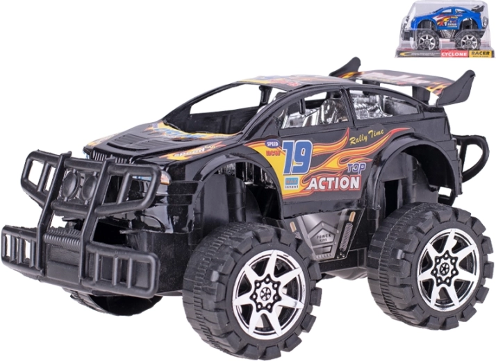 Dziecięcy monster truck z napędem bezwładnościowym 18,5 cm