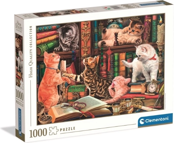 Clementoni High Quality puzzle 1000 elementów Curious Whiskers