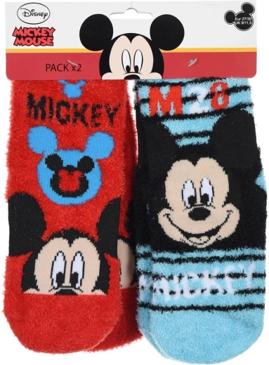 Dziecięce ciepłe skarpetki Mickey Mouse, 2 pary