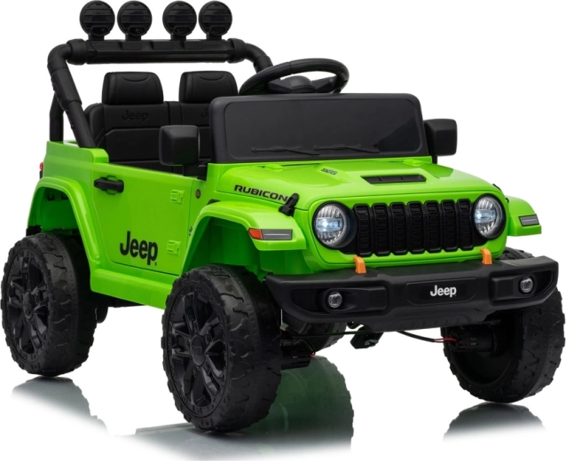 Elektryczny samochodzik Jeep Rubicon 24 V zielony