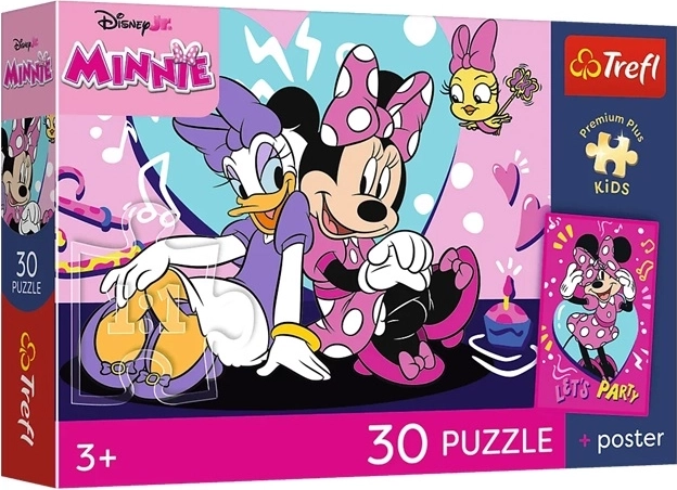 Puzzle Premium Plus Kids Radosna Minnie (30 elementów)
