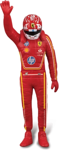 Figurka kierowcy Charles Leclerc w mistrzowskiej pozie