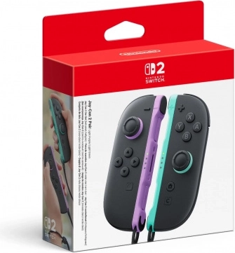 Nintendo Joy-Con 2 jasnofioletowe i jasnozielone