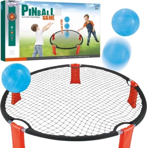 Woopie Smash Ball – towarzyska trampolinowa gra z 2 piłkami i pompką