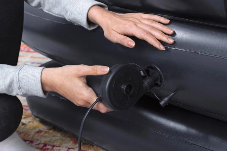 Szybkie pompowanie i spuszczanie powietrza