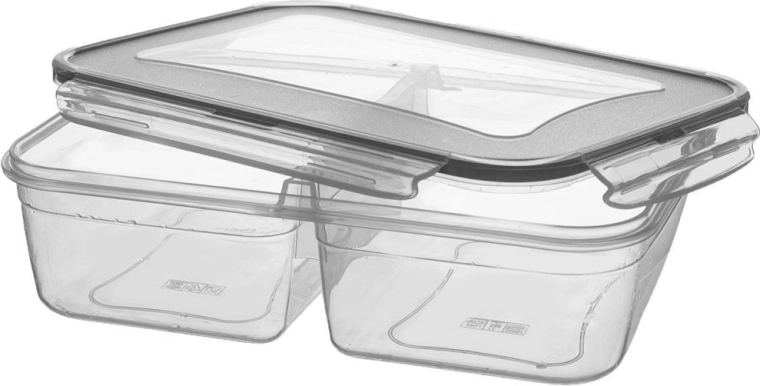 Szczelna pokrywka z 4 klipsami