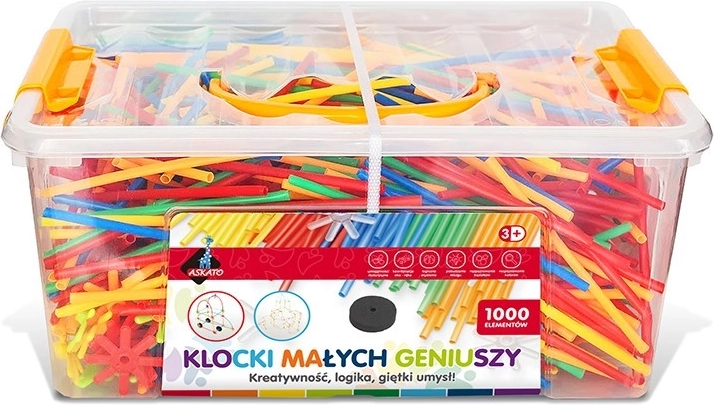 Zestaw konstrukcyjny Małych Geniuszy - Małe słomki