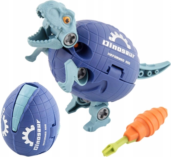 Transformacja 2w1: dinozaur i jajko