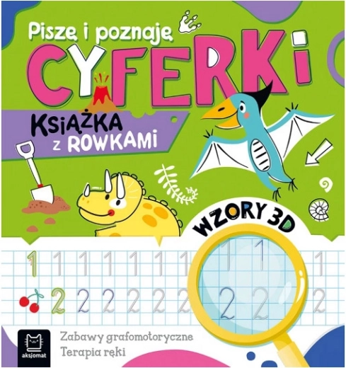 Piszę i poznaję cyfry – książka z rowkami 3D