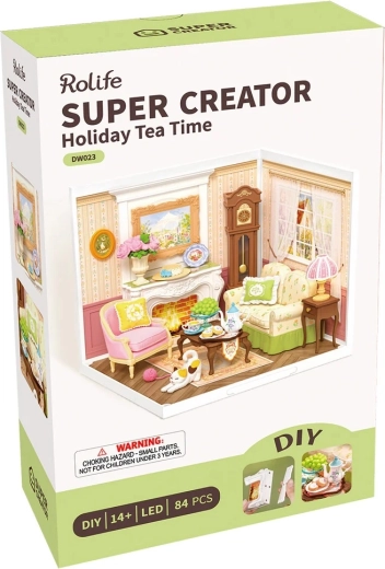 Zestaw DIY z 84 elementami i oświetleniem LED