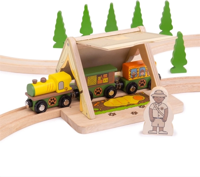 Bigjigs Rail namiot safari