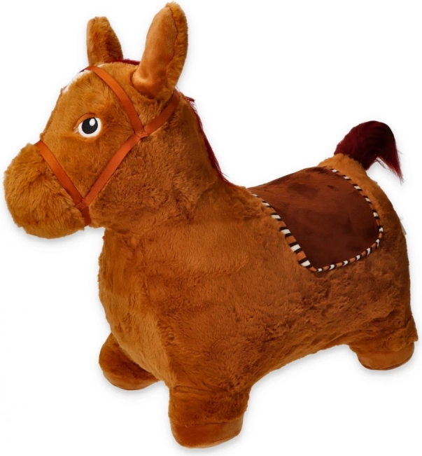 Skaczący konik z pokrowcem i pompką