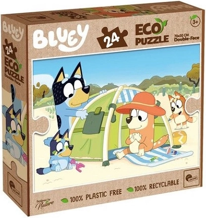 Lisciani Eko dwustronne puzzle Bluey 24 elementy