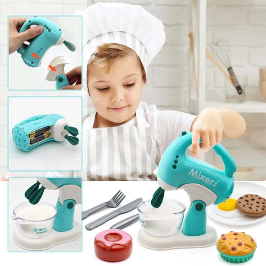 Obracające się trzepaczki do zabawy w pieczenie