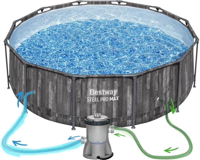 Czysta woda dzięki pompie filtrującej i chemii w zestawie