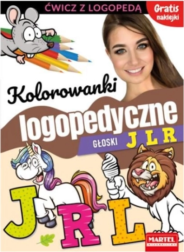 Logopedyczna kolorowanka Głoski J L R