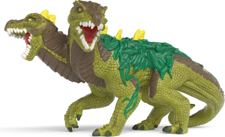 Dwugłowy jaszczur z dżungli do podwójnych ataków