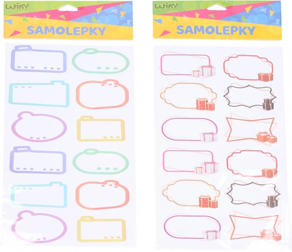 Samoprzylepne etykiety imienne