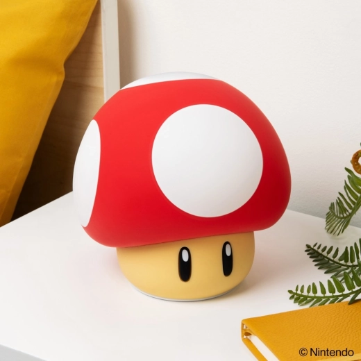 Super Mario SquishyGlo lampka Grzybek