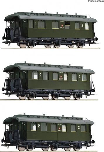 Roco zestaw 3 wagonów osobowych PKP H0