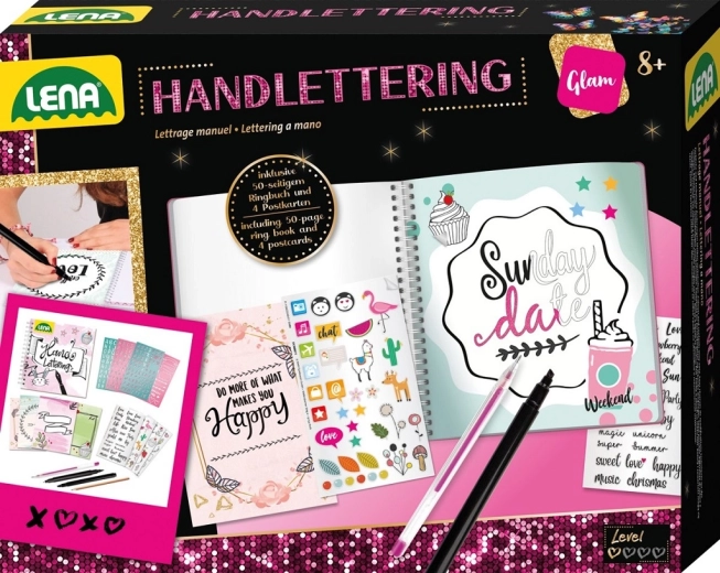 Lena Mój pamiętnik handlettering – kreatywny zestaw do kaligrafii