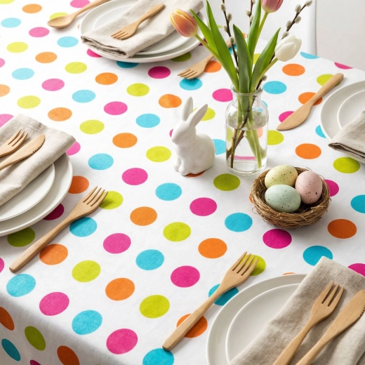 Wielkanocny flanelowy obrus 132 × 178 cm