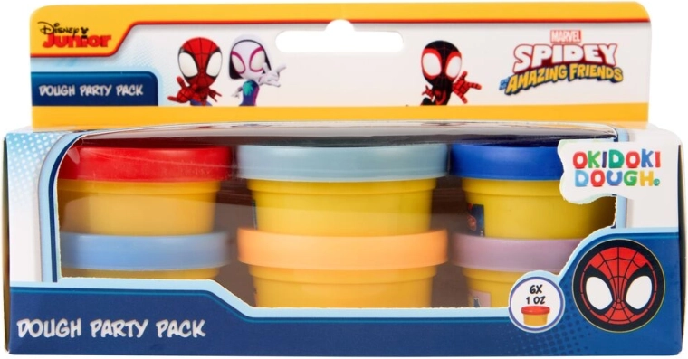 Modelina Marvel Spider-Man – zestaw 6 mini kubeczków